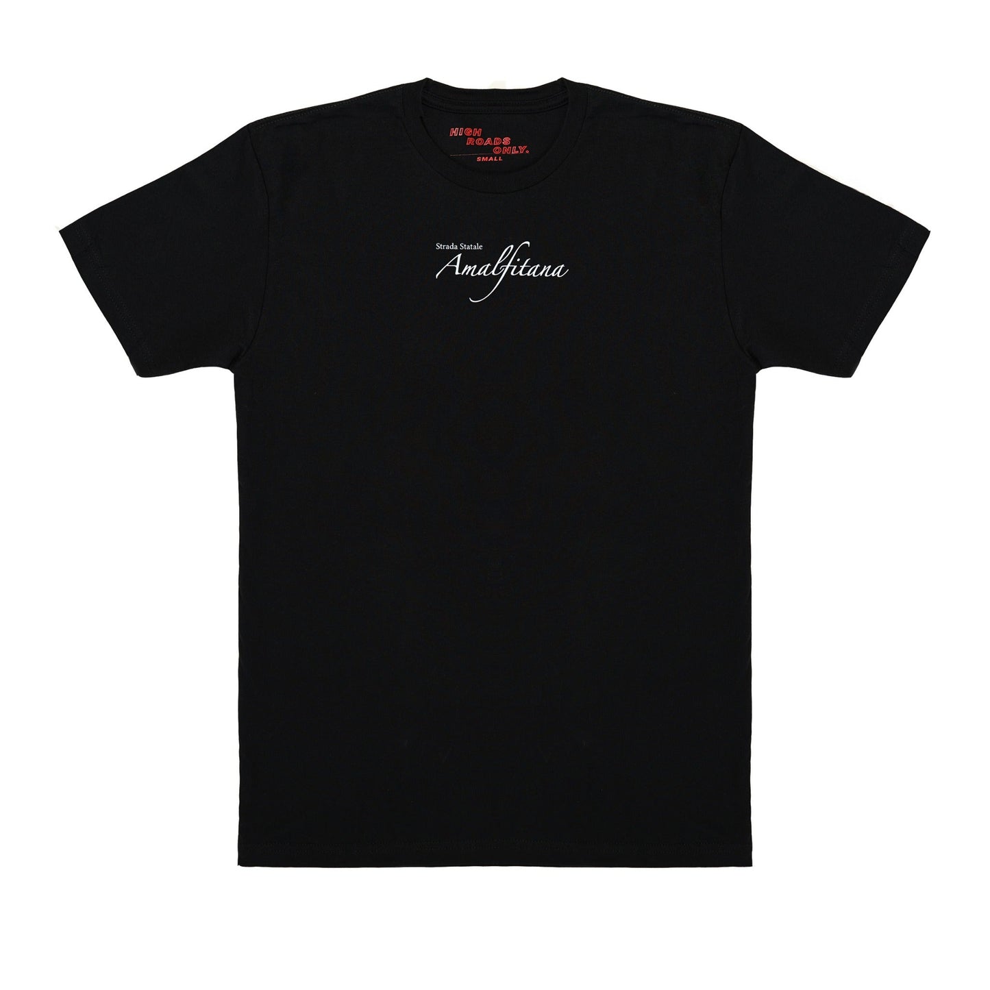 Amalfitana men's black front product photo