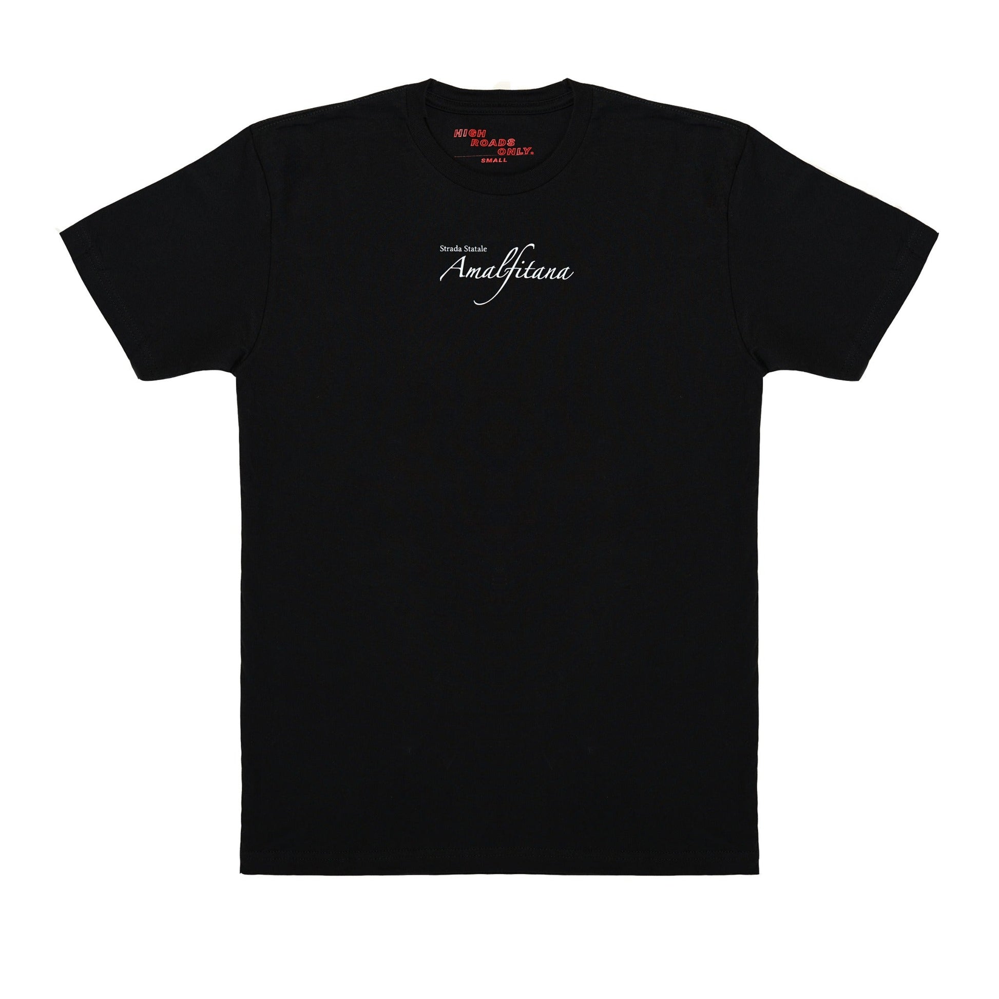 Amalfitana men's black front product photo