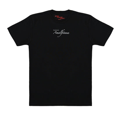 Amalfitana men's black front product photo