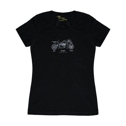Dirt Street Track women's heather front product photo