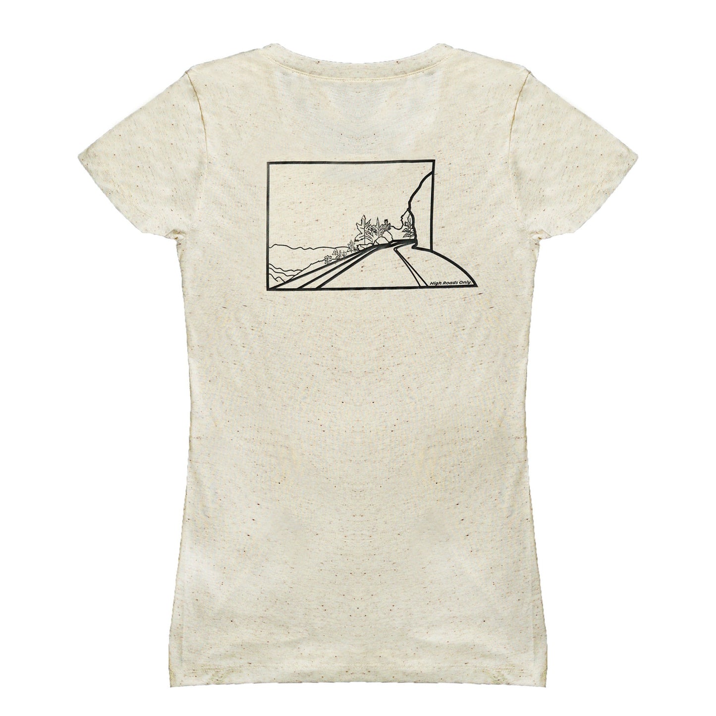 Angeles Crest tee feather back product photo