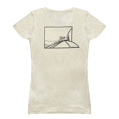 Angeles Crest tee feather back product photo