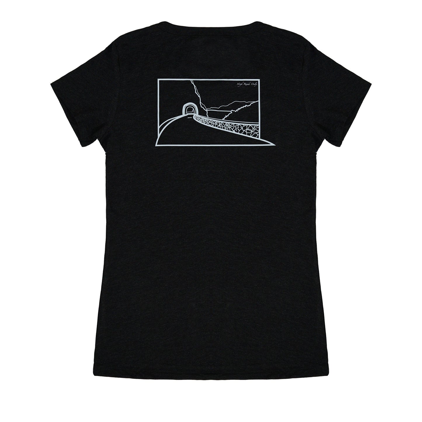 Amalfitana tee gray back product photo