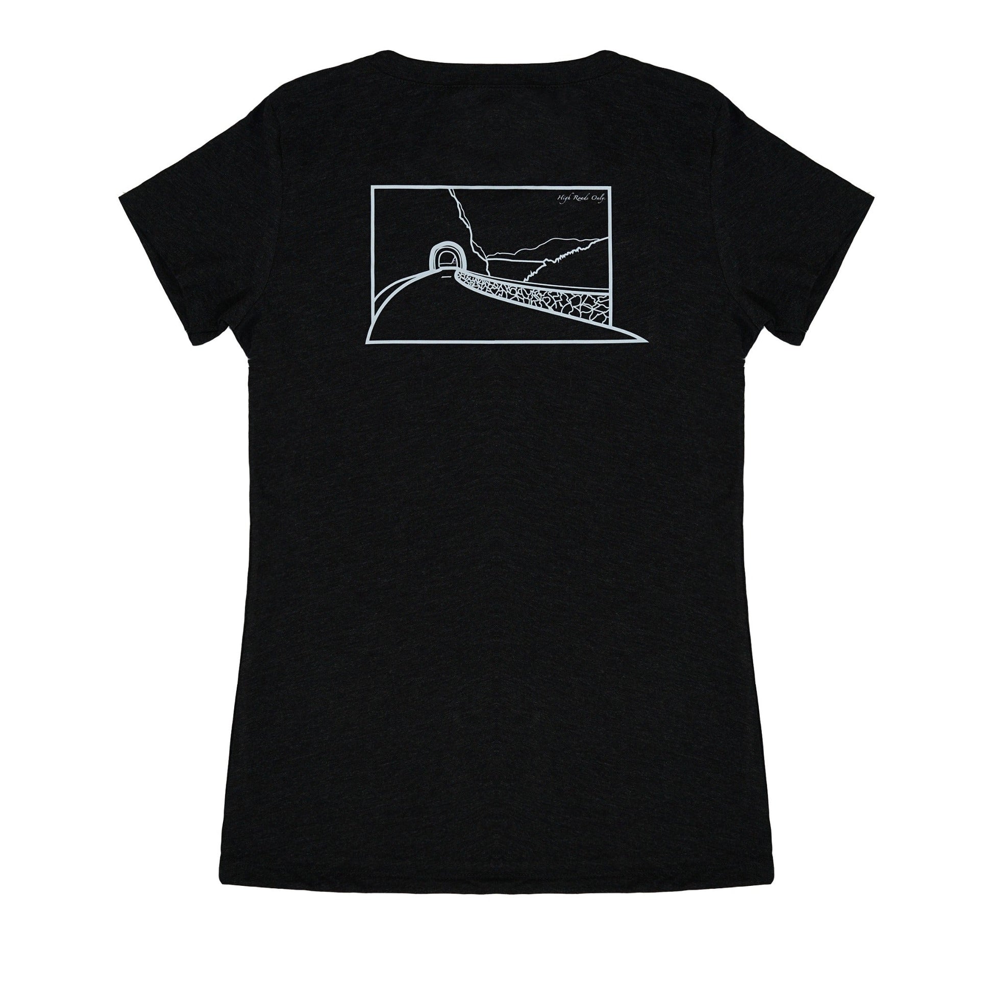 Amalfitana tee gray back product photo