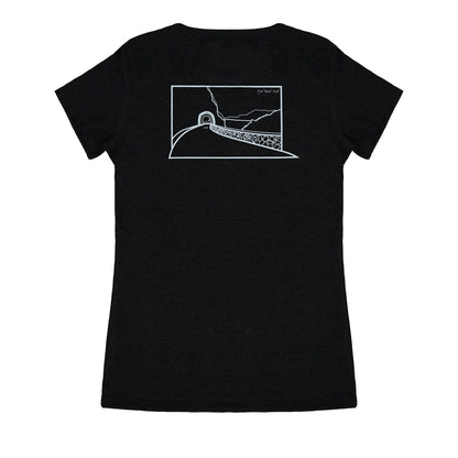 Amalfitana tee gray back product photo