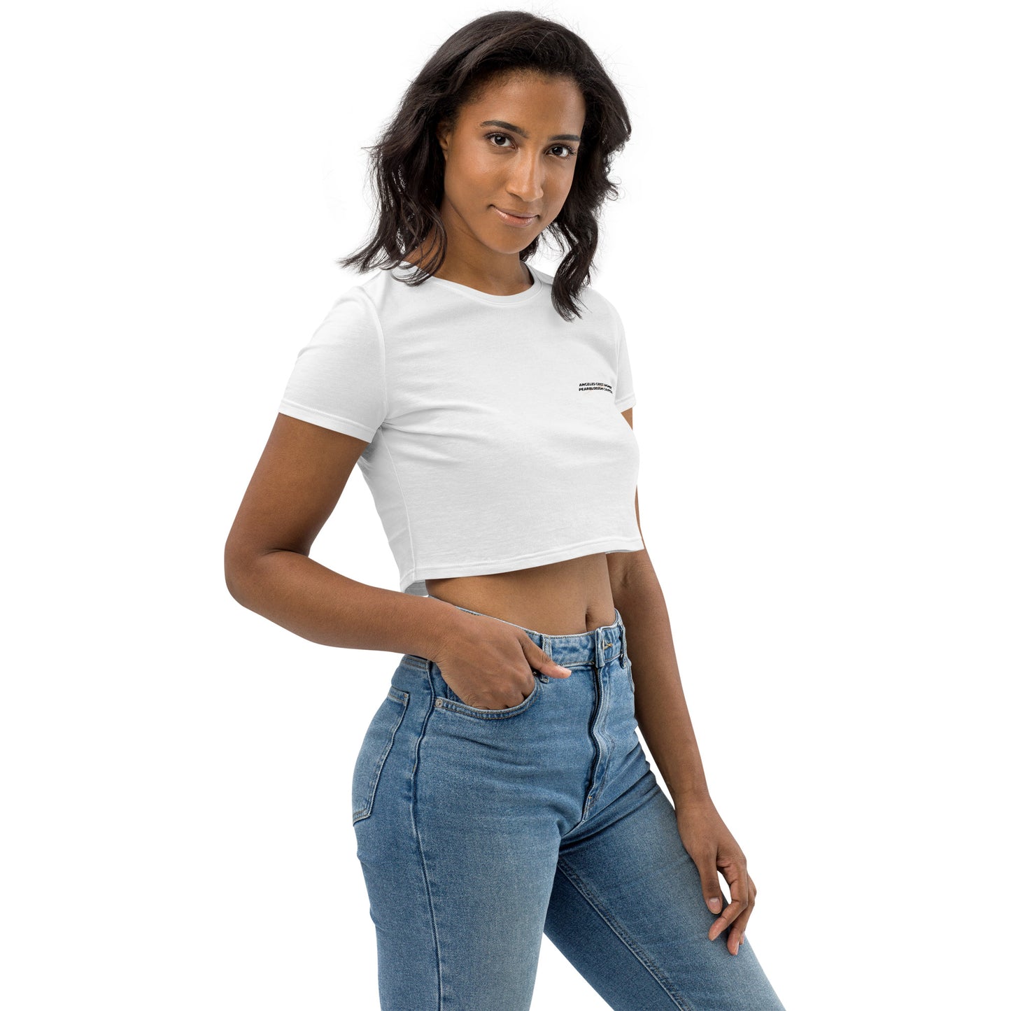 Angeles Crest Highway Baby Cotton Crop Top - Women's